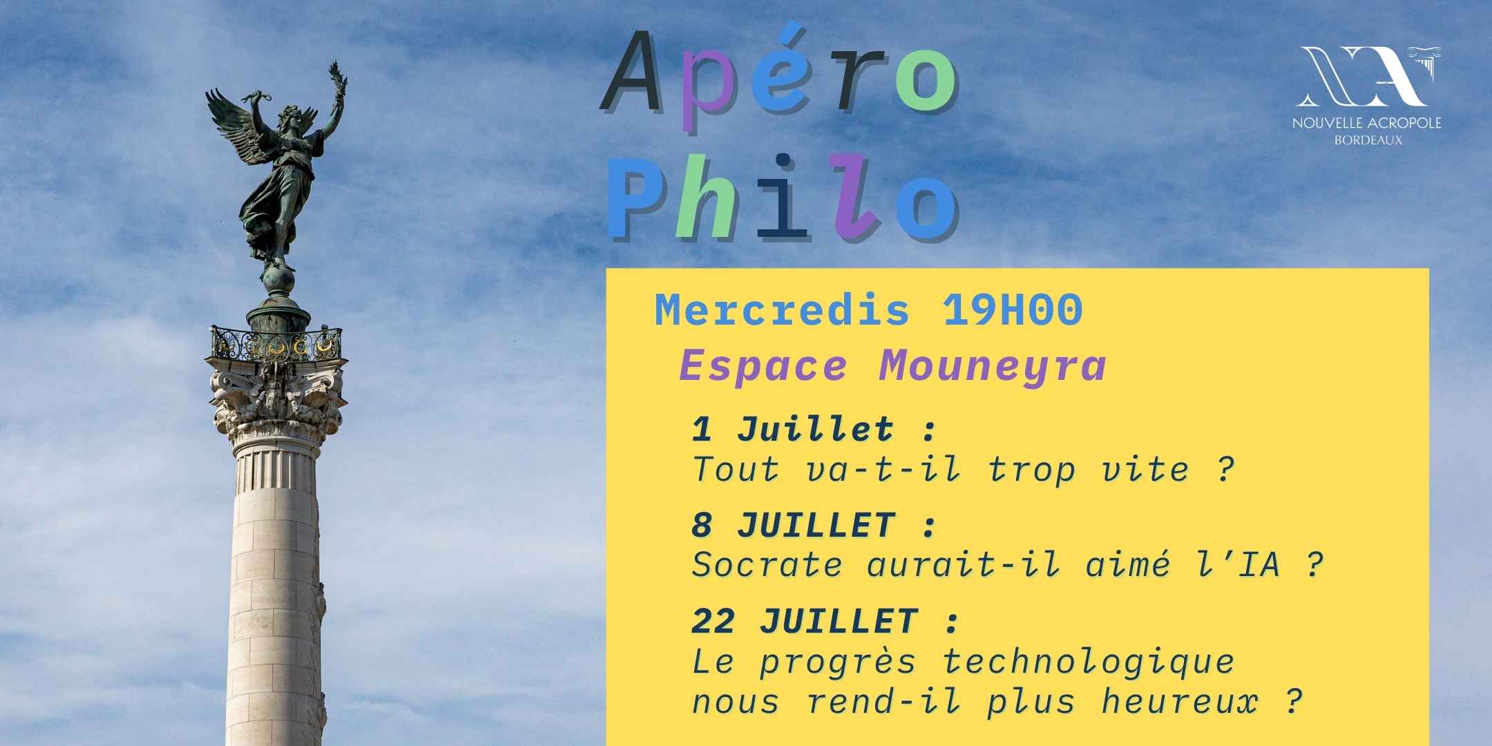 Apéro philo : Tout va-t-il trop vite ? 