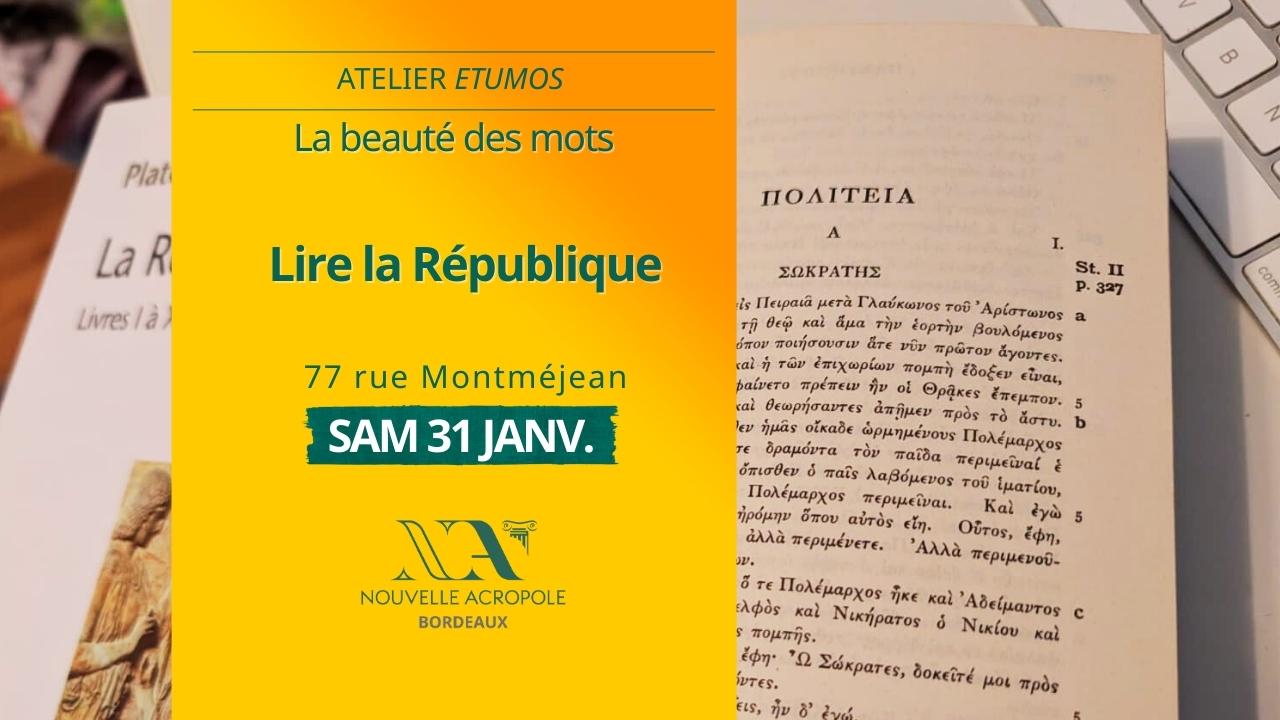 Atelier Etumos : Lire la "République" 