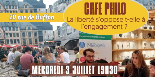 Café philo : « la liberté s’oppose -t-elle à l’engagement  ? »