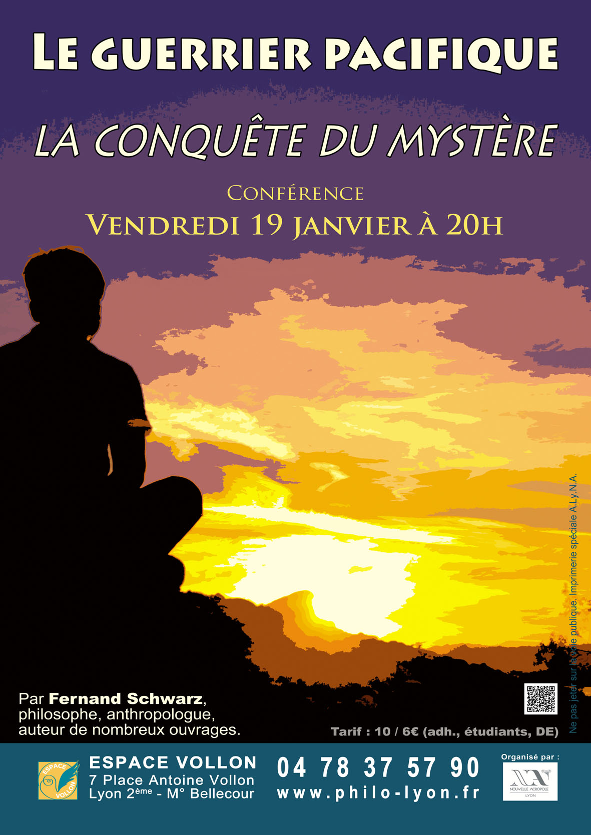 2018 01 19 Conférence Guerrier pacifique conquête du mystère